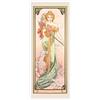 Posterlounge Le stagioni - Primavera Poster | 30 x 70 cm di Alfons Mucha Arancione Quadri Decorazione per pareti