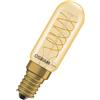 OSRAM Tubo LED Vintage 1906 T26 Spirale 4,8W E14 oro trasparente | Vintage 1906 T26 36 Spiral Filament DIM, LED Lamps, Oro, 15000 h, confezione da 1