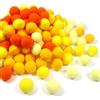 TOAOB THE ONE AND ONLY BABY TOAOB 160 Pezzi Pompom per Lavoretti 25mm Pompon Series Arancione | Piccoli Ponpon Grandi Palline Di Feltro, per Cucito Fai Da Te Decorazioni Festa Artigianato