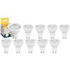 Botlighting Bot Lighting set 10 lampadine led GU10 4,9 535LM 2700K luce calda equivalente 75w