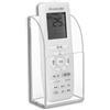 HERCHR Supporto per Telecomando TV, Supporto per Supporto da Parete Semplice Supporto per Cosmetici Trasparente (1 griglia)