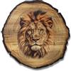DARO Design - Quadro da parete con leone, misura 20 cm, stampa artistica pronta da appendere, decorazione da parete a tema caccia, natura, animali