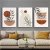 PYNVDD Set di 3 poster in stile bohémien, con pianta estetica, immagini moderne, astratte, decorazione da parete, senza cornice (poster 09, 40 x 60 cm x 3 pezzi)