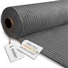 DreamRoots Tessuto Velluto a Coste al Metro, Frost Gray, 1 m | Stoffa velluto per tappezzeria, scampoli velluto al metro, 380 g/m², 140 cm, divani, cuscini, arredo