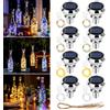 DAJASD 8 Pezzi Solari Luci Per Bottiglie, 2m 20 Led LED Led Tappo Con Luci Per Bottiglie Di Vino, Le Lucine Per Bottiglia Per Festa, Giardino, Matrimonio, DIY