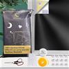 Mishukaze Tenda Oscurante Portatile con Ventose, 20 Adesivi in Nano PU e 12 Ventose, Mishukaze Tende oscuranti Temporanea 300cmx145cm al 100% per Camera da Letto, Asilo Nido, Soppalco, Viaggi
