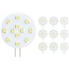SEBSON Lampadina LED G4 2,5W Rotondo - Set da 10-200lm, Bianca Calda 2900K | Equivalente a 20W - Non Dimmerabile - Angolo di Diffusione 130° - Lampadina LED GU4 12V