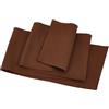 BENECREAT Tessuto con risvolto a costine, 100x15 cm, maglia estensibile, materiale lavorato a maglia elastico marrone noce di cocco per cintura, girocollo, polsi