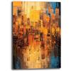 Printerland Quadro Moderno Soggiono Astratto Città Casa Quadri Moderni su Tela Stampa Canvas Astratta Decorazione da Parete Camera da Letto Arredamento Contemporaneo (3, 70x100 cm, Canvas intelaiato)