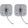 ZFQ Set di 2 LED modulo con magneti, kit di montaggio per plafoniera, 6500K bianco freddo, dimensioni 110mm × 110mm, 12W, 1000 lumen, AC 165-265V, non dimmerabile