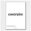 Treccani Emporium Poster - Costruire 30X40 Linea Definizione