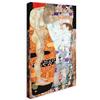Wallazz Quadri Moderni Soggiorno Riproduzione Quadri famosi su tela - 100% Made in Italy - Gustav Klimt Le Tre Età Della Donna - Quadro Camera da Letto - Qualità Artigianale - 60x120cm