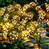 yowin Luci Solari da Giardino per Esterni, 4 Pezzi LED a Forma di Fiore | 8 Modalità, Luci Solari da Giardino, Resistenti Alle Intemperie, Fuochi d'artificio per Giardino, Balcone, Terrazza
