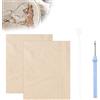 KYYGKY 2 Punch per Tessuto da Cucire Da 67x50 cm Primario per Trapuntatura Da Panno Monaci per Tufting con Punch e Needle