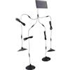 CHICIRIS Lampade a Sospensione Solari a 4 Teste Luci Luminose Impermeabili IP65 con Telecomando per Cortili da Giardino Esterni