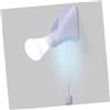 HOMSFOU Lampada da Campeggio LED Cordino, 0,1 W, Bianca, Abs, 1 Pezzo | Montaggio Autoadesivo a Parete, 3 Led, Controllo a Trazione, Alimentazione 3 Pile Aaa Escluse