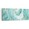 ARTTOR Quadri Moderni su Tela 120x50 cm Stampe da Parete Astratto Pastello - 2937 | Acqua Astrazione Moderno Quadro Decorativo 1 pezzo Soggiorno Camera da Letto Arte da Parete Decorazione da Parete ARTTOR