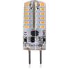 Gsycle Lampadina in Silicone 48 LED, Lampadina bispina GY6.35 da 3 W e 300 lm, AC12 V, per lampadari, plafoniere, lampade da scrivania e Illuminazione da Giardino. (Bianco Caldo)
