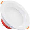 LEDKIA LIGHTING LEDKIA Downlight LED 6W circolare LUX Ø 90 mm IP44 No Flicker 2700K Bianco