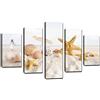 canvashop Quadri Moderni Soggiorno Mare 07 Conchiglie Cm 166X90 Quadro Su Tela Canvas Stampe Da Parete Arredo Camera Da Letto Casa Soggiorno 5 Pezzi
