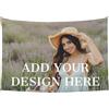 LMQJDZ Arazzo Personalizzato, Sfondo Personalizzato con Foto Testo Nome, Coperta da Parete Personalizzata per la Decorazione Della Sala Matrimoni, Regali Commemorativi per La Famiglia, 150x200cm