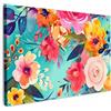 MuchoWow© Quadri Grandi Dimensioni Quadretti Da Parete Quadro Moderno | 30x20 cm - Camera Da Letto Stampa Foto Su Tela Soggiorno Cornice DecorazioniFiori - Pittura a olio - Colorati - Natura