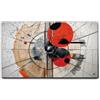 Giallobus - Quadro - 16 - Atom - Tela Canvas Telaio Standard - 100x60 - Pronto da appendere - Quadri moderni per la casa