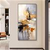 JACBON Moderno minimalista astratto verticale arte pittura soggiorno murale poster murale decorazione pittura decorazione della casa 50x100cm senza cornice