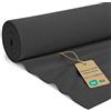 Amazinggirl Velluto a Coste al Metro Tessuto con Costine 1 M x 140 cm - Stoffa per Rivestimento Divano Fodera Cuscini Sedie Tende Rinnovare Mobili Resistente Oeko Tex Grigio Scuro