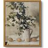 ARPEOTCY Quadro in tela con cornice, vintage, classico decorazione da parete per soggiorno, camera da letto, bagno, cucina, casa colonica, decorazione estetica, decorazione floreale, 20 x 25 cm