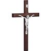 PZJOALN Croce in legno, crocifisso, croce da parete moderna, Natale, comunione, battesimo, 20 cm*11,5 cm