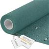 DreamRoots Tessuto Impermeabile al Metro Effetto Lino, Sea Abyss, 1 m | Stoffa impermeabile per esterno, tessuto al metro per divani, 160 cm, 220 g/m² 600D, cuscini, idrorepellente, look lino