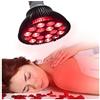 SkyFace Lampada a Raggi Infrarossi Riscaldante, E27 E26, 54 W, 18 LED, 850 NM e 660 NM Lampada a Luce Rossa e Infrarossi, per Alleviare Il Dolore e Rilassare i Muscoli, Animali e Umani