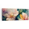 ARTTOR Quadri Moderni su Tela 120x50 cm Stampe da Parete Botanica Fiori - 5606 | Classico Pezzo Quadro Decorativo Grande 1 pezzo Soggiorno Camera da Letto Arte da Parete Decorazione da Parete ARTTOR