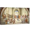 canvashop Quadro Raffaello Sanzio Scuola Di Atene 60x30 cm | Stampa Su Tela Canvas, Quadri Moderni, Camera Da Letto, Arte Arredo Casa