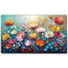 Giallobus - Quadro - 33 - Magia di fiori - Tela Canvas Telaio Standard - 140x80 - Pronto da appendere - Quadri moderni per la casa