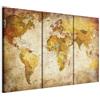 B&D XXL - Quadri Moderni per Camera da Letto Materico Premium, 120x80 cm | Effetto Dipinto, Chiodi Inclusi, 3 Pezzi, Quadro Moderno, Stampa su Tela con Struttura, Componibili, Produzione Europea