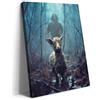Artscope Stampe e Quadri su Tela Religioso Gesù Inseguì l'Agnello Perduto Immagine Fotografia Murale Tela Wall Art Bel Regalo per Home Decor Ristorante Cucina Regalo di Anniversario Compleanno 30x30CM