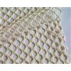 Generic Tessuto a rete con fori romboidali dal diametro di 1 cm, in spandex, 165 cm, venduto al metro (beige)