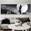 WZXGHE Poster di samurai giapponesi, stampe artistiche a tema Bushido, quadri decorativi per salotti e camere da letto moderni, senza cornice. (A, 60x180cm)