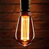 Auraglow Mysa Lampadina LED - Stile Edison Vintage Retrò Rustico Decorativa a Filamento Efficiente Vite E27 Forma Classica ST64