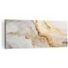 ARTTOR Quadri Moderni su Tela 120x50 cm Stampe da Parete Astratto Pastello - 5730 | Marmo Fascino Elegante Quadro Decorativo Grande 1 pezzo Soggiorno Camera da Letto Arte da Parete Decorazione da Parete ARTTOR