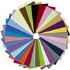 Jukway 31 Pezzi Multicolore Tessuto di Cotone 25 x 20 cm, Colore Solido Stoffa Artigianali Tessuti Patchwork Panni per Cucito, Quilt, Decorazioni Fai da Te, Lavoro Manuale (9,8 x 7,9 Pollici x 31Pcs)