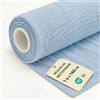 Amazinggirl Mussola di Cotone al Metro Tessuto Leggero 1 M x 160 cm - Stoffa Morbida Traspirante per Cucire Copertina Runner Tavolo Abito Estivo Accessori Bimbi Oeko Tex Azurro Chiaro
