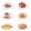 NEPAK 6 Coprivivande per Alimenti Anti-Insetti, 17x17 Protezione Coprivivande per Alimenti a Rete, Cappe di Protezione per Frutta contro Moscerini per Esterno, Picnic, Barbecue, Buffet