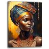 Printerland Quadro Moderno Bellezza Etnica Africa Quadri moderni soggiorno da Parete XXL grande Stampa su tela Canvas Decorazione Murale muro Arredo Camera da letto Cucina (14, 30x40 cm)