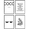 Heimlich - Set poster - 4 pezzi A3 / 30x42 cm - Poster Premium - Stampe senza cornice - Stile moderno - Coco