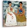 Artenor Quadro Kahlo Frida Le due Frida, 60 x 60 cm - Made in Italy, Quadri Moderni Soggiorno, Camera da Letto, Cucina, Poster da Parete, Decorazioni Casa, Stampe Quadro su Tela Grandi Dimensioni