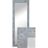 BD ART Specchio da parete decorativo, specchio per guardaroba, specchio a figura intera 150x50cm, colore cemento