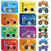 Felly 32 Adesivi Monster Truck, Adesivi d'Arte Fai da Te per Bambini, Stickers Decorare Impermeabili, Premi in Classe, Piccoli Regali per Feste, Regalo Compleanno per Ragazzo